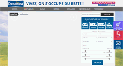 Desktop Screenshot of destineacamping-cars.fr